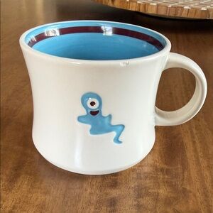 2006 Starbucks Halloween Pals One Eyed blue ghost mug